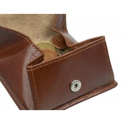 Coin purse in genuine leather 12029